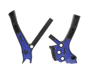protezioni telaio in plastica Rtech Yamaha Yz 125 / 250 2005 - 2026 nero/blu