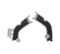 0023664.293 COPPIA PROTEZIONI TELAIO X-GRIP COMPATIBILE CON HONDA CRF 450 R 2019 GRIGIO NERO