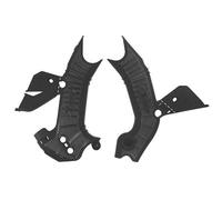 protezioni telaio plastica Rtech Kawasaki Kxf 250 2025 Kxf 450 2024 - 2025 nero
