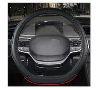 Protezioni Volante Per GEOMETRIA C 2020 2021 2022 2023 2024 37-38 CENTIMETRI In Pelle Elastica Volante Protezione Tipo D Copertura Sterzo Coprivolanti(Black Thread D Type)