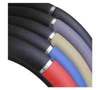 Protezioni Volante Per La Protezione Volante Universale In Pelle Antiscivolo Per Volante 'auto Coprivolanti(Red)