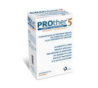 Prother 5 concentrato di proteine isolate dal siero di latte 14 buste da 5g
