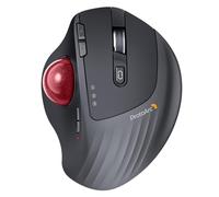 ProtoArc EM01 NL Mouse Trackball Senza Fili, 2.4 G USB e Bluetooth Mouse Ergonomico, Controllo Pollice,Angolo Regolabile,5 DPI Regolabile,Ricaricabile per PC,Mac/Pad/Windows
