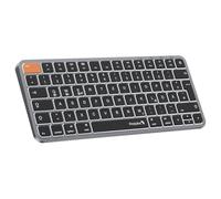ProtoArc K90-A - Tastiera wireless compatta illuminata per Mac, Bluetooth QWERTZ, ricaricabile, silenziosa, compatibile con MacBook Pro/Air, iPad, iPhone