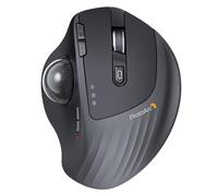 ProtoArc Mouse Bluetooth Trackball, EM01 NL Mouse Wireless Ergonomico(Bluetoot*2+2.4G), Controllo Pollice, Angolo Regolabile, 5 DPI Regolabile per PC/Mac/Pad/Windows