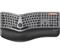 ProtoArc QWERTY Tastiera ergonomica wireless retroilluminata
