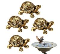 Protoence Disco in Rame per Il Bagno degli,Ornamenti da 4 Pezzi,Disco in Rame per Il Bagno degli - per La Pulizia Invernale Acqua del Giardino E a Fontana Esterna all Aperto