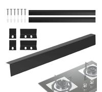 Protoence Riempitivo Fessure Forno - Protettore per Bordi Laterali in Acciaio Inossidabile | Coperture Riempimento Fessure Piano Cottura,Per Fornello Forno Lavastoviglie Microonde Frigorifero