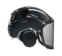 Protos Casco di Sicurezza Integrale Forest Protezione dell'Udito, Colore: Nero, Caratteristiche: Visiera Sottile