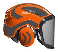 PROTOS Casco integrale FOREST orange - grau