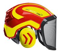 Protos Integral Forest - Casco forestale (arancione/grigio)