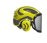 Protos Integral Forest - Casco Forestale (Giallo Fluo/Grigio Scuro)
