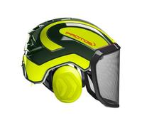 Protos Integral Forest F39 - Casco forestale, Colore: Verde Oliva/Giallo Fluo