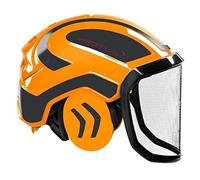 Protos Pfanner Sicherheitshelm Integral Forest Forsthelm, Orange/Grau, G16