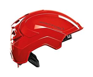Protos protagonista, casco Integral Industry collo protezione rosso