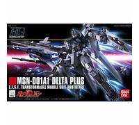 Prototipo di tuta mobile trasformabile HG Gundam UC 1/144 MSN-001A1 Delta Plu...