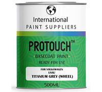 PROTOUCH PER VOLKSWAGEN L8AU GRIGIO IN TITANA (CERCHIO) BASLACK RFU USI PER TELECOLI PER AUTO SOTTIGLIATO TRATTAMENTO DA 500 ML