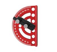 Protractor Angle Finder - 0-180 Degree Adjustable Multi-functional Gauge