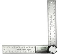 Protractor Digital Angle Finder Protractor, Digital Protractor 7 pollici/200 mm acciaio inox con display LCD per falegnami/lavorazione del legno (batteria inclusa)