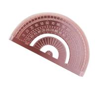 ProTractors Metallico - Strumento Di Misura 'angolo | 180 Gradi Precisione Misurare Il Dispositivo Metallico Per Studenti Geometria Scrittura Del Legno Scuola Progettato Per La Precisione, Cett