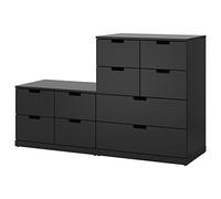 ProTuning Cassettiera NORDLI con 10 cassetti, 160x99 cm, antracite