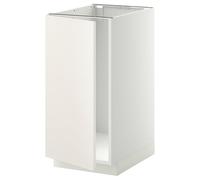 ProTuning METOD Base cab f lavello/raccolta differenziata, bianco/Veddinge bianco, 40x60 cm
