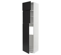 ProTuning METOD Cabina alta per frigorifero con porte 3, bianco/Upplöv antracite opaco, 60x60x240 cm