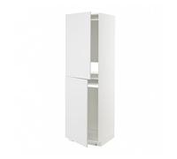 ProTuning METOD Mobile alto per frigorifero/congelatore, bianco/Stensund bianco, 60x60x200 cm