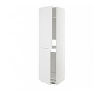 ProTuning METOD Mobile alto per frigorifero/congelatore, bianco/Stensund bianco, 60x60x220 cm