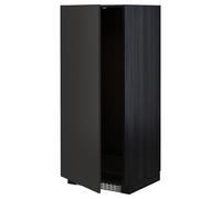 ProTuning METOD Mobile alto per frigorifero/congelatore, nero/nichel antracite opaco, 60x60x140 cm
