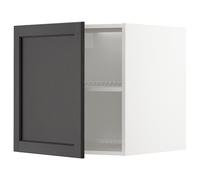 ProTuning METOD Mobile superiore per frigorifero/congelatore, bianco/Lerhyttan tinto nero, 60x60 cm