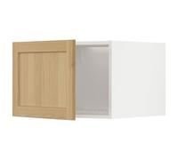 ProTuning METOD Mobile superiore per frigorifero/congelatore, bianco/rovere Forsbacka, 60x40 cm