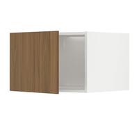 ProTuning METOD Mobile superiore per frigorifero/congelatore, bianco/Tistorp marrone effetto noce, 60x40 cm