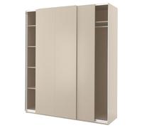ProTuning PAX/HASVIK Combinazione guardaroba, grigio-beige/grigio-beige, 200x66x236 cm