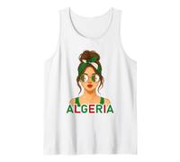 Proud Algerian Girl Algeria Flag Algerian Girlfriend Wife Canotta