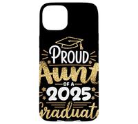 Proud Aunt Of A 2025 Graduate Zia Orgogliosa Laurea Famiglia Custodia per iPhone 15 Plus