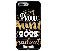 Proud Aunt Of A 2025 Graduate Zia Orgogliosa Laurea Famiglia Custodia per iPhone 7 Plus/8 Plus