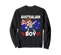 Proud Australian Boy Dab Pose Australian Son Australia Flag Felpa