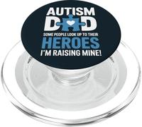 Proud Autism Dad - Raising My Hero Awareness Father Papa PopSockets PopGrip per MagSafe
