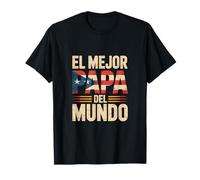 Proud Best Puerto Rican Dad Family Pride Fathers Day Idea Maglietta