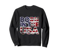 Proud Born in The USA Novelty Graphic Tees & Cool Designs Felpa