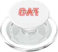 Proud Cat Mom Feline Lover Design PopSockets PopGrip per MagSafe