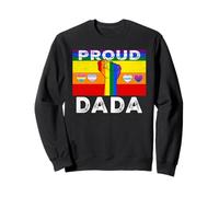 Proud Dada Dad LGBTQ Rainbow Flag LGBT Pride Month Felpa