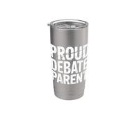 Proud Debate Parent Orgoglio studente competitivo |- Bicchiere termico in acciaio inox doppia parete