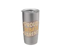 Proud Debate Parent Orgoglio studente competitivo - Bicchiere termico in acciaio inox doppia parete