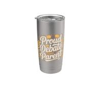 Proud Debate Parent Orgoglio studente competitivo |- Bicchiere termico in acciaio inox doppia parete