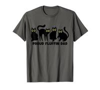 Proud Fluffin Papà - Design for the best Cat Dad ever! Maglietta