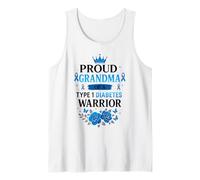 Proud Grandma of A Type 1 Diabetes Td1 Diabetic Warrior Canotta