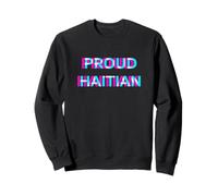 Proud Haitian Flag Heritage Haiti Pride Day Felpa