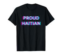 Proud Haitian Flag Heritage Haiti Pride Day Maglietta